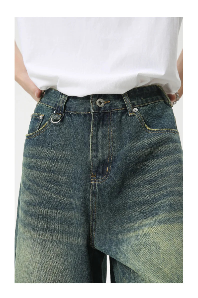Extra Long Vintage Wash Jorts S Vintage Blue - Main Image