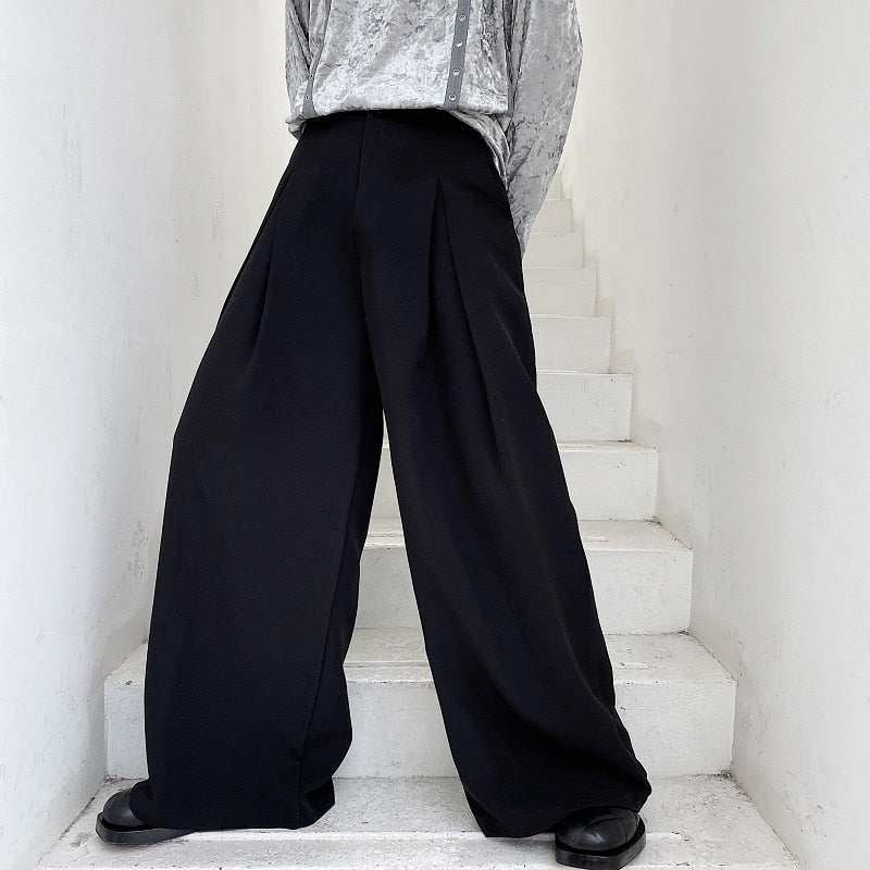 BOSS - Relaxed-fit trousers with pleat front