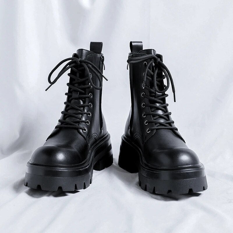 Goam Extra Chunky Sole Lace up Boots