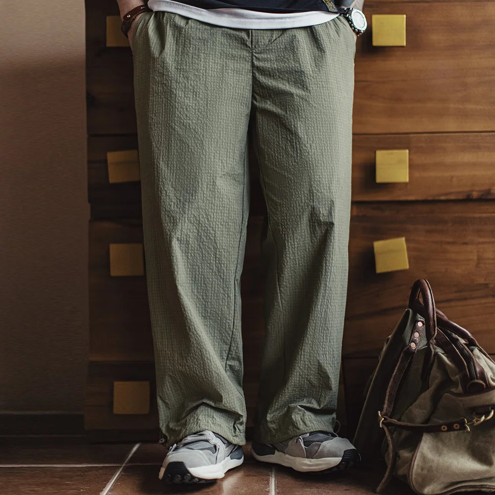 Grid Check Utility Pants