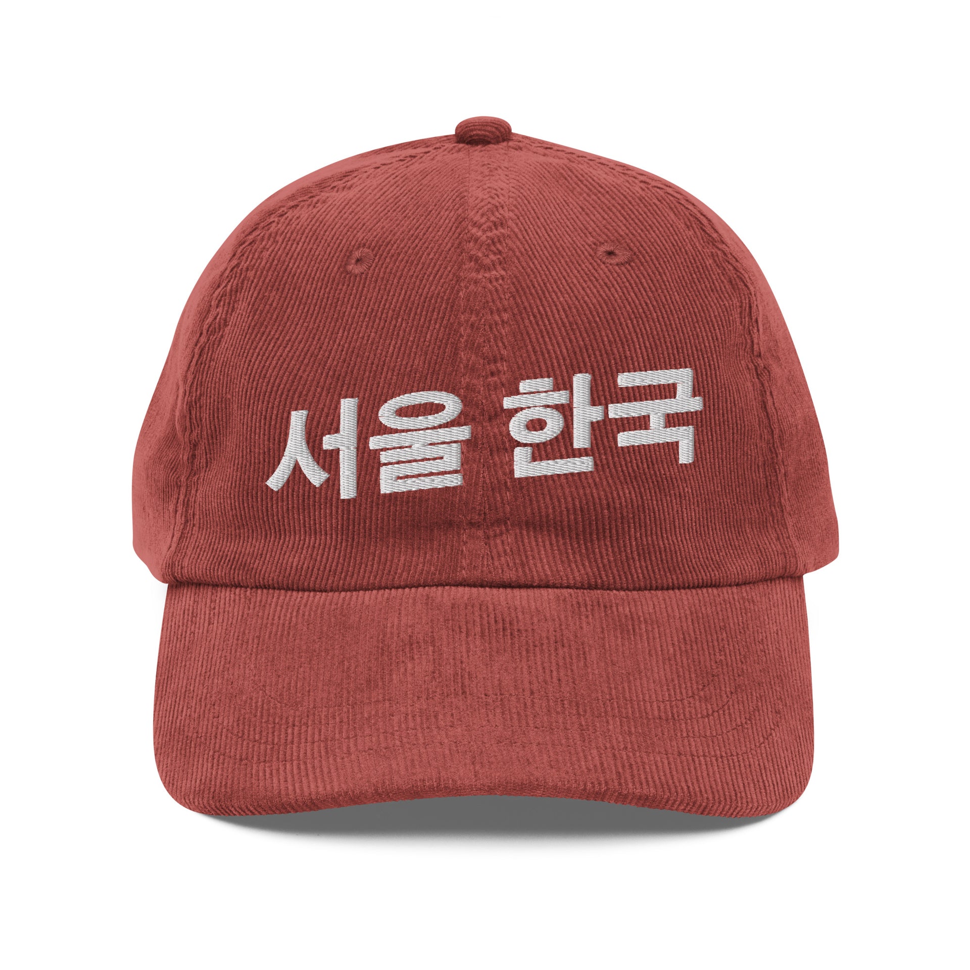 Hangul Vintage Corduroy Cap for men - Streets of Seoul