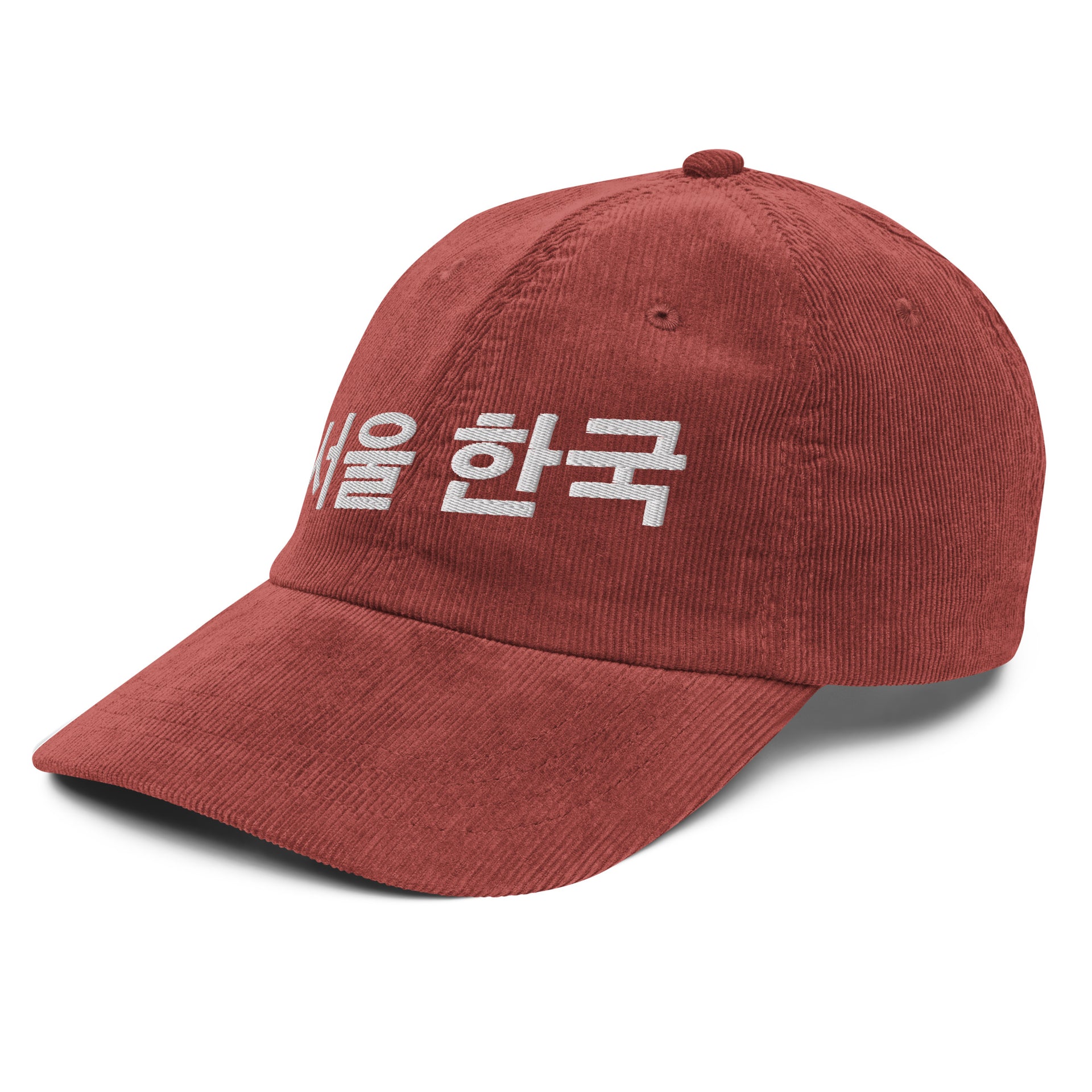 Hangul Vintage Corduroy Cap for men - Streets of Seoul