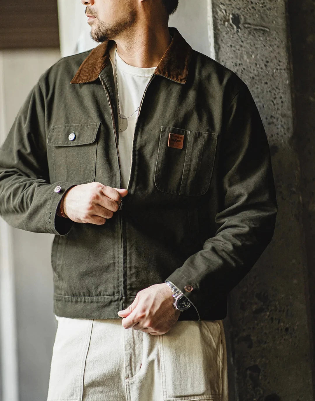 Corduroy workwear jacket online