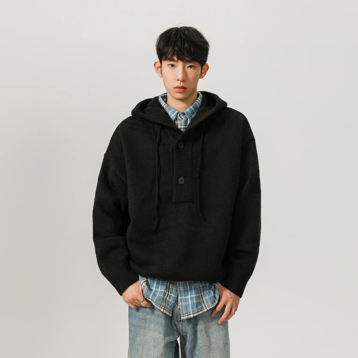 Heavyweight Knitted Hoodie