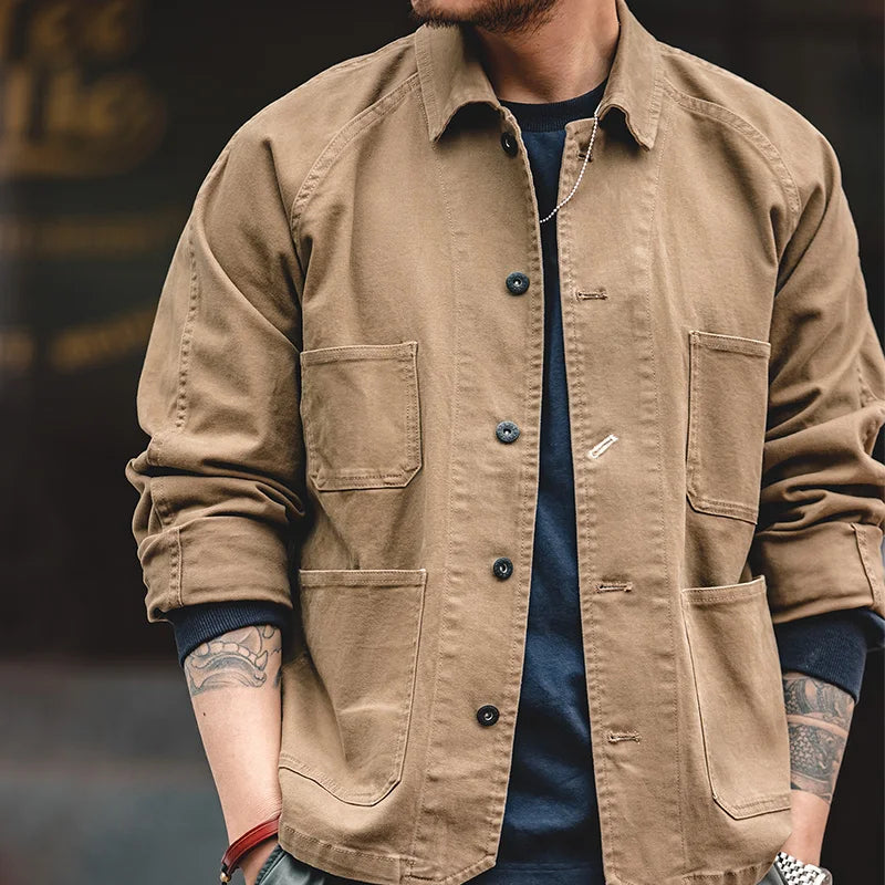 Heritage Chore Jacket for men - Streets of Seoul