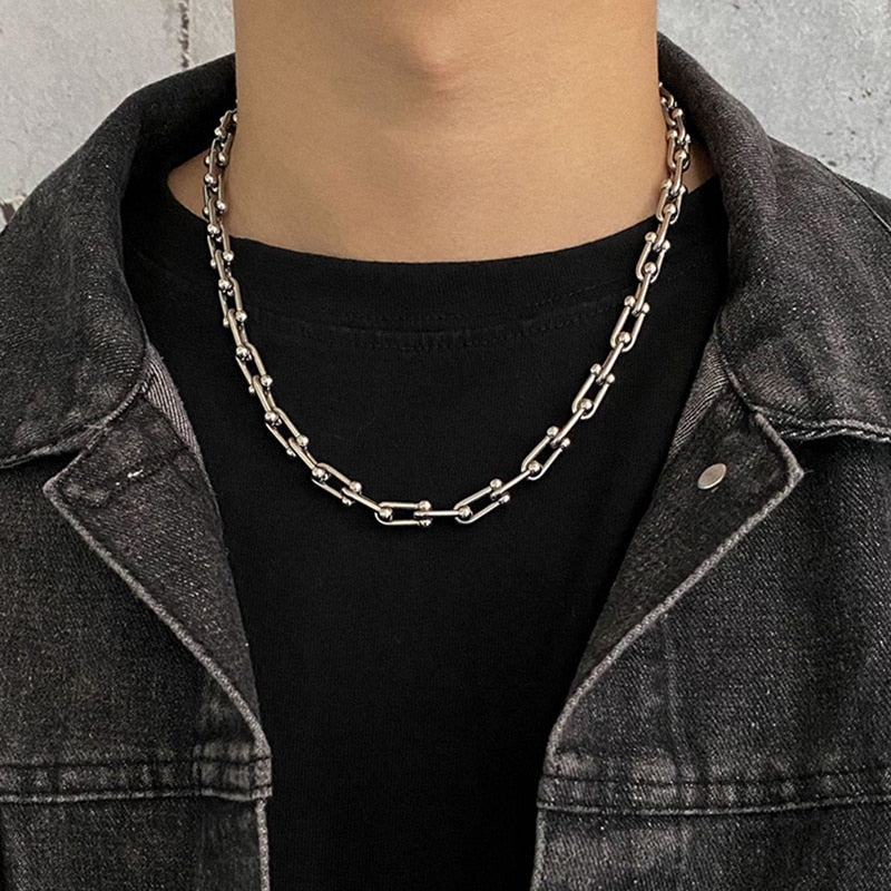 Industrial Chain Link Necklace