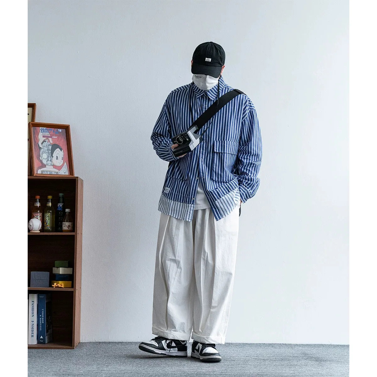 Inverted Pleat Volume Trousers
