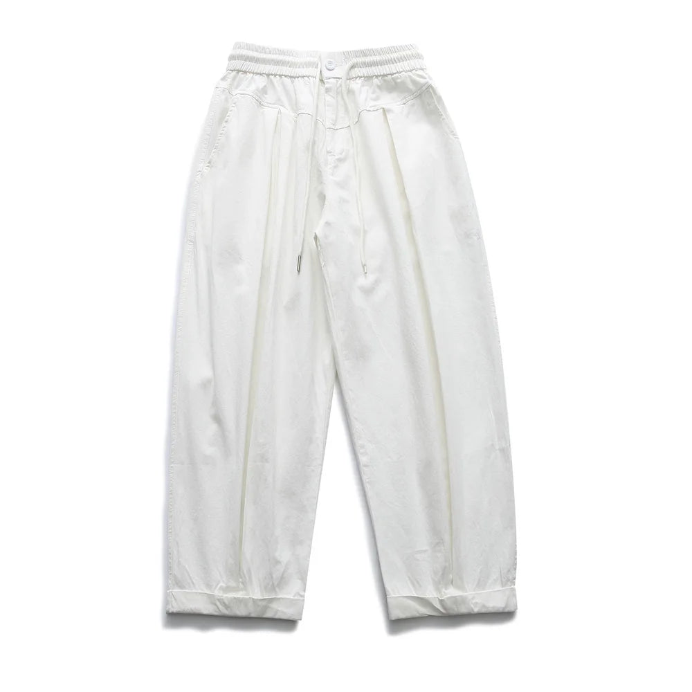 Inverted Pleat Volume Trousers for men - Streets of Seoul