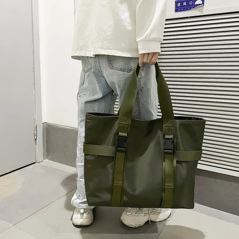 Large utility tote with pockets hotsell