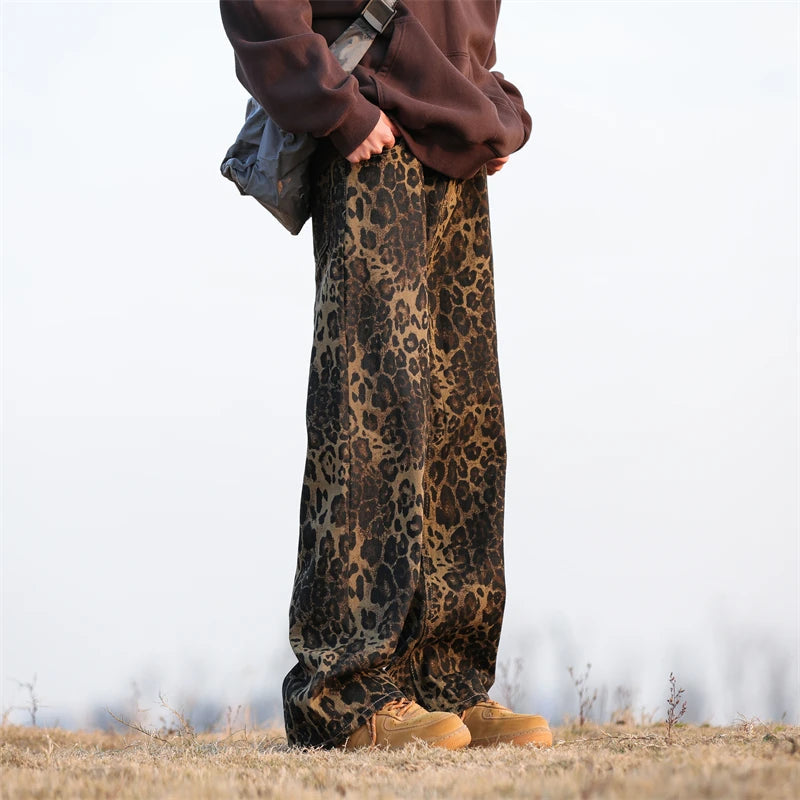 大人気新作 Leopard Print Jeans | Streets of Seoul | Men's Korean Style Clothing