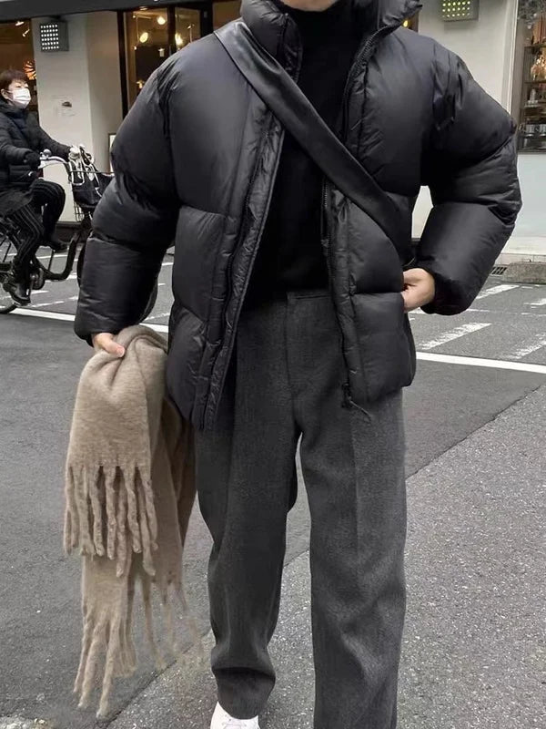 COMFORTABLE REASON MINIMAL PUFF JACKET