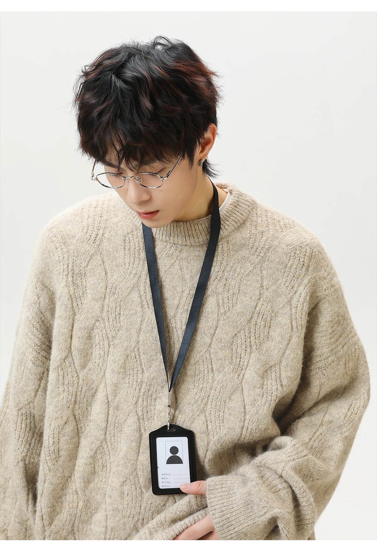 Mohair Style Cable Knit