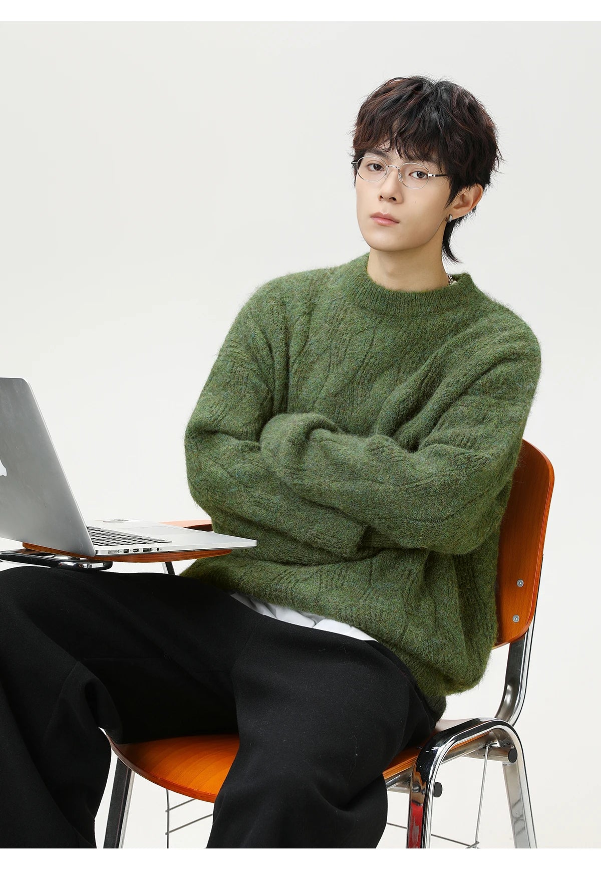 Mohair Style Cable Knit