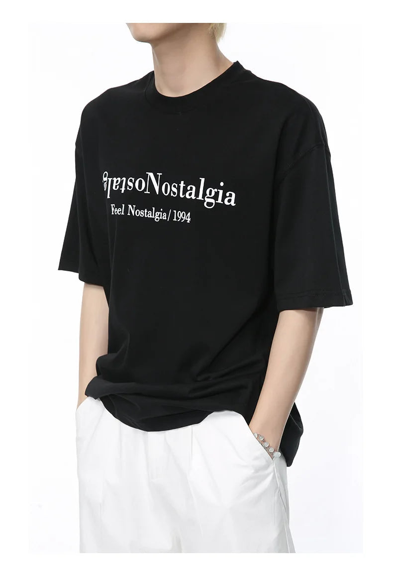 'NOSTALGIA' Printed T-Shirt