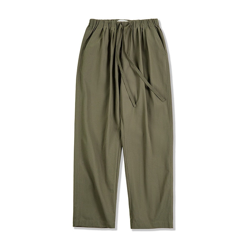 Non-Iron Straight Leg Casual Pants | Streets of Seoul