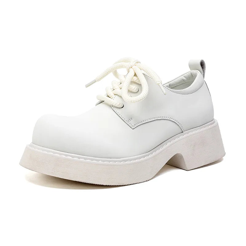 Okcheon Matt Chunky Lace Shoes | Streets of Seoul | Men's Korean