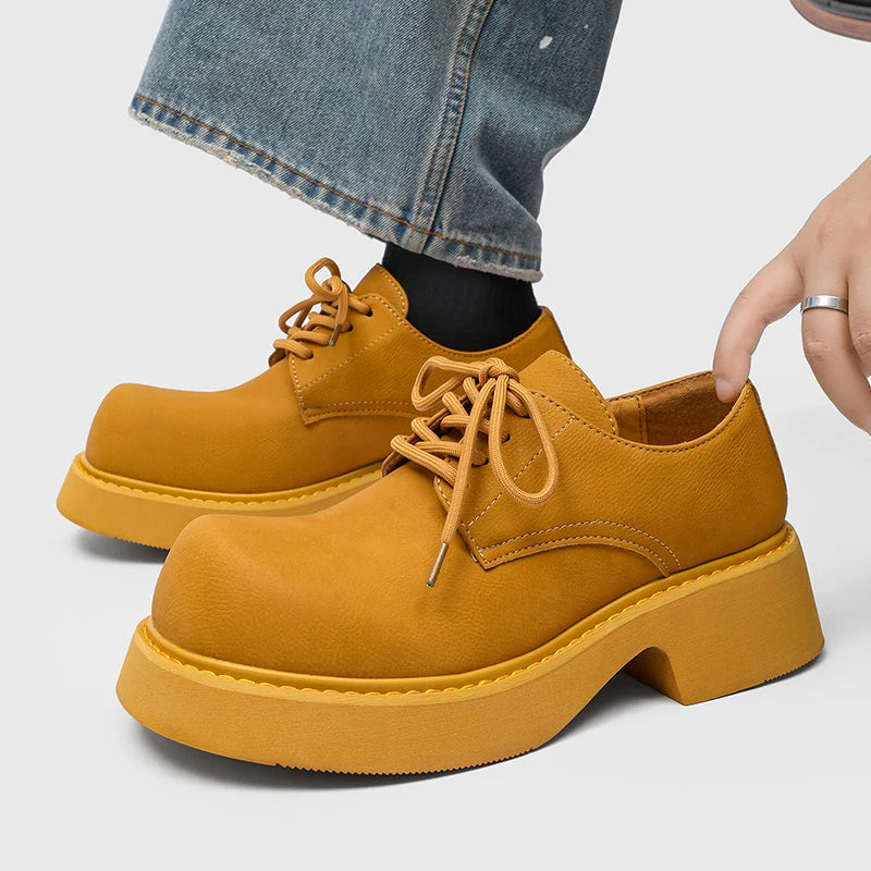 Okcheon Platform Derby Shoes