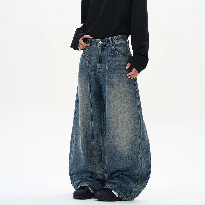 Oversized Barrel Leg Jeans