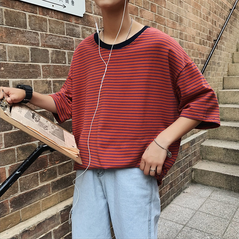 Essential Oversized Long Sleeve T-Shirt, Streets of Seoul