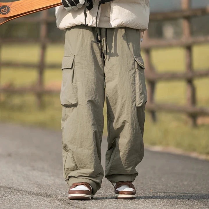 Padded Winter Cargo Pants