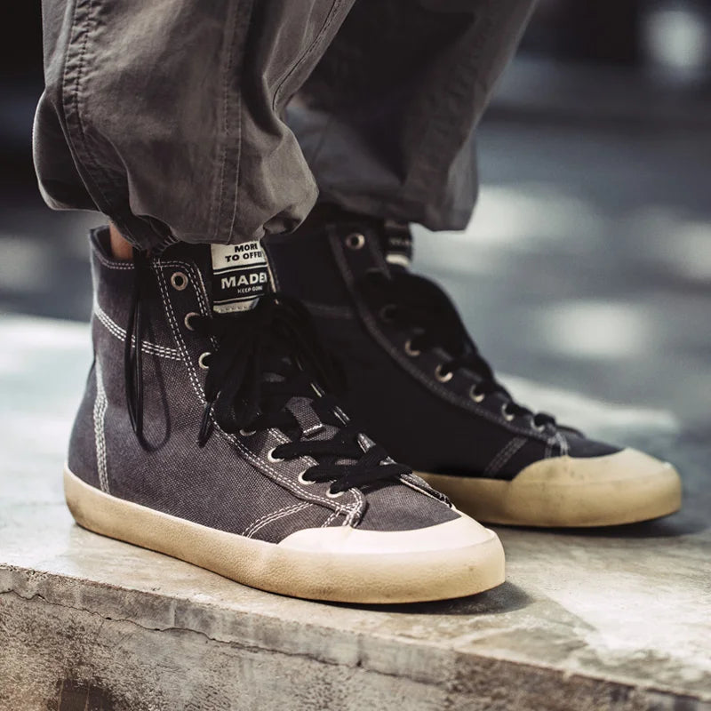 Pungsan Canvas High-top Sneakers