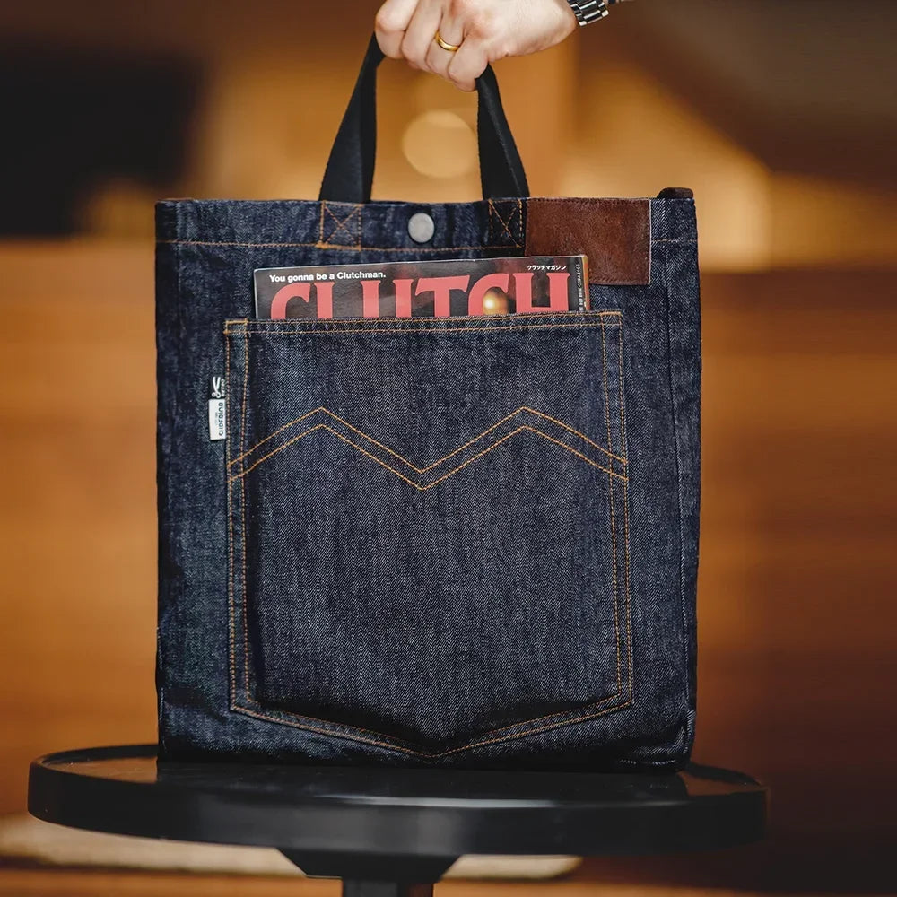 Retro 14oz Denim Tote Bag