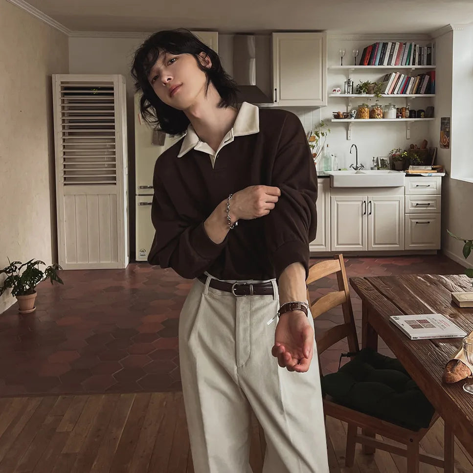 Korean Best Mens Apparel Stores TOPS Korean Street Style Men's