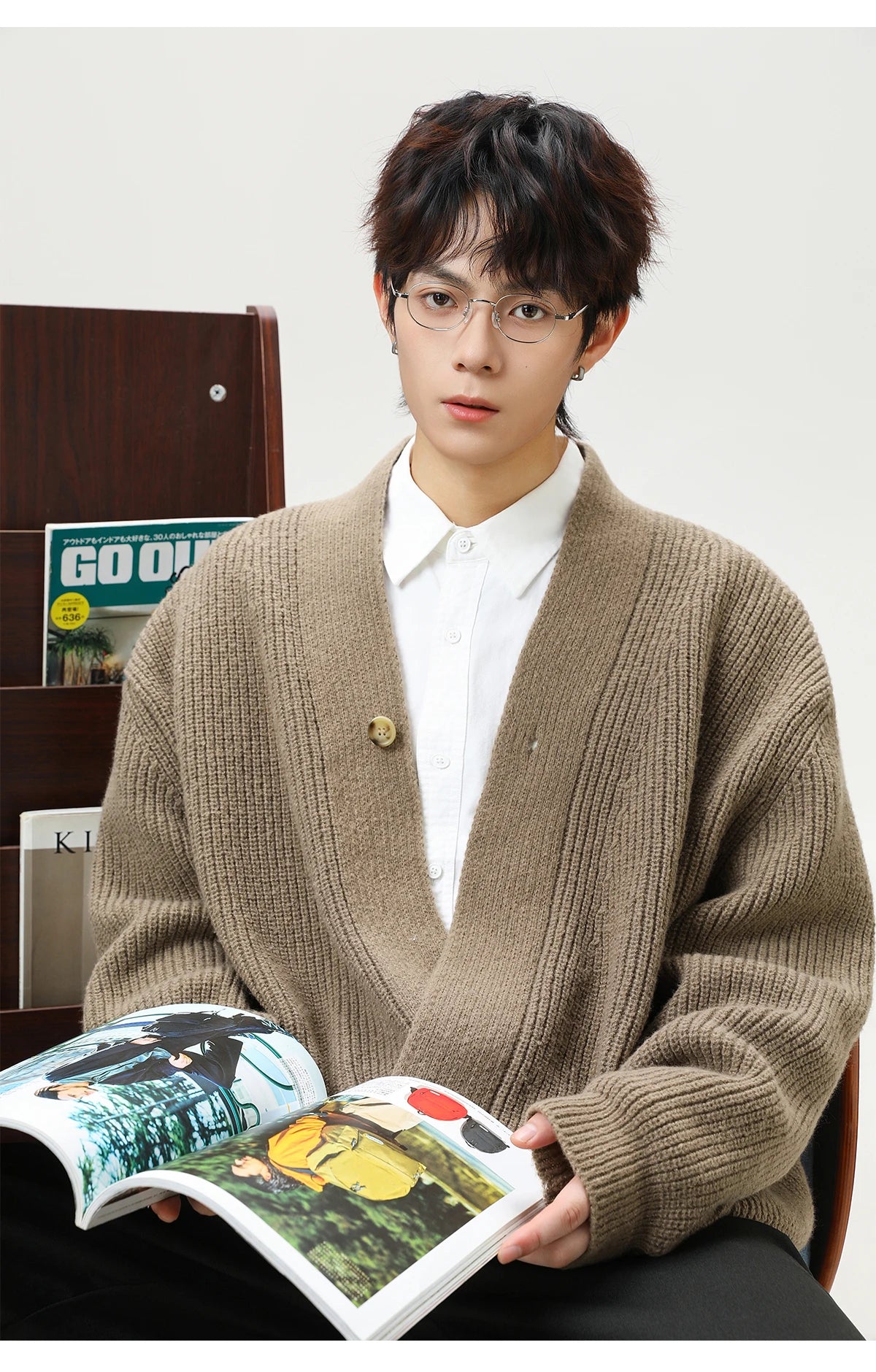 Rib Knit Robe Cardigan