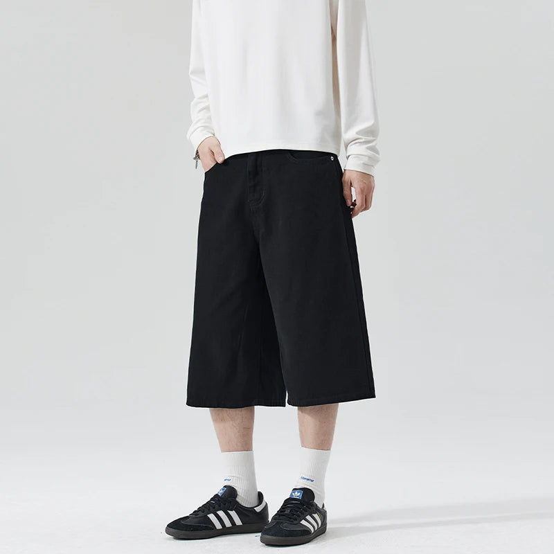 Long Length Twill Shorts