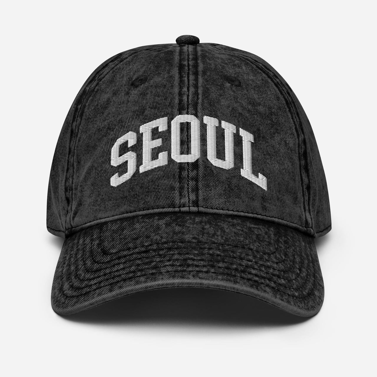 Chapeau vintage brodé 'Seoul' Cities College Arc