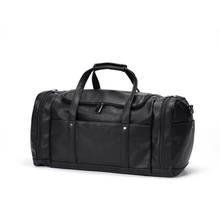 Mens faux leather holdall shop