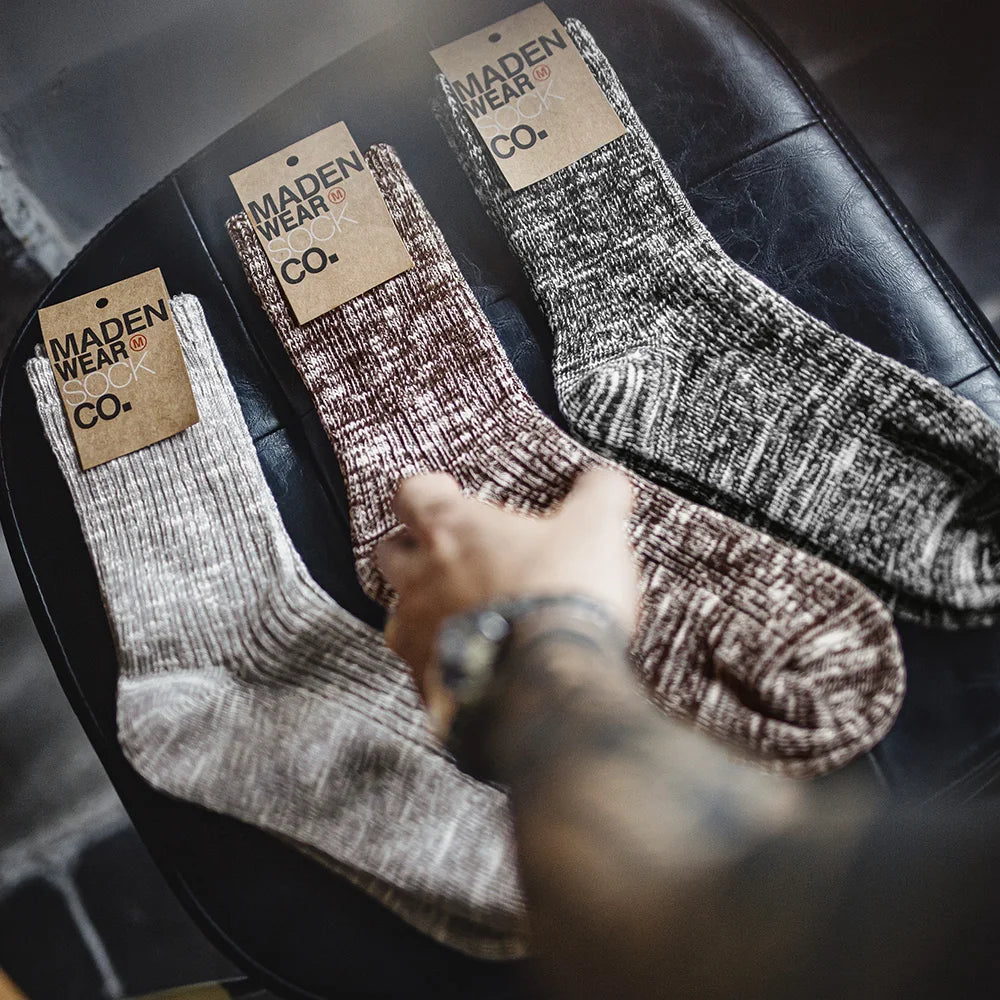 ★韓国の人気★【STUSSY】★SPACE DYED YARN SOCK★ Space-Dyed Knitted Socks | Streets of Seoul | Men's Korean