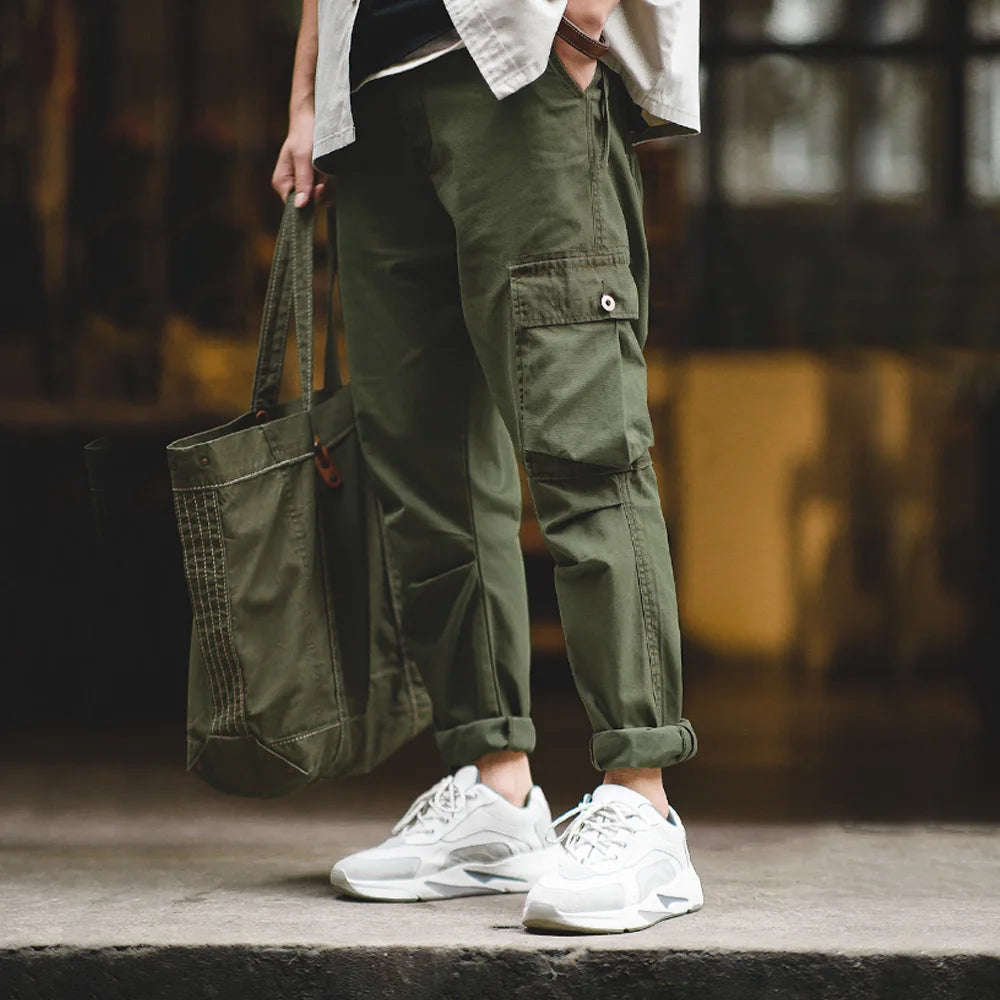 Straight Leg Utility Cargo Pants