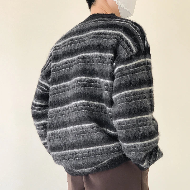 Striped Mohair Style Sweater