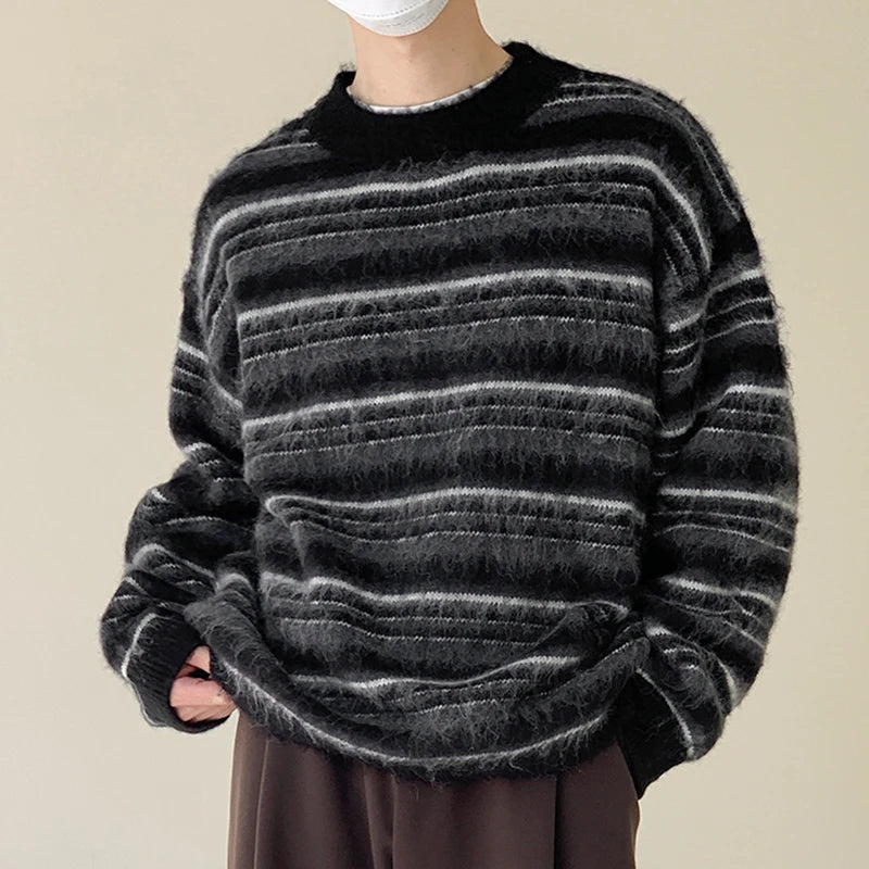 Striped Mohair Style Sweater