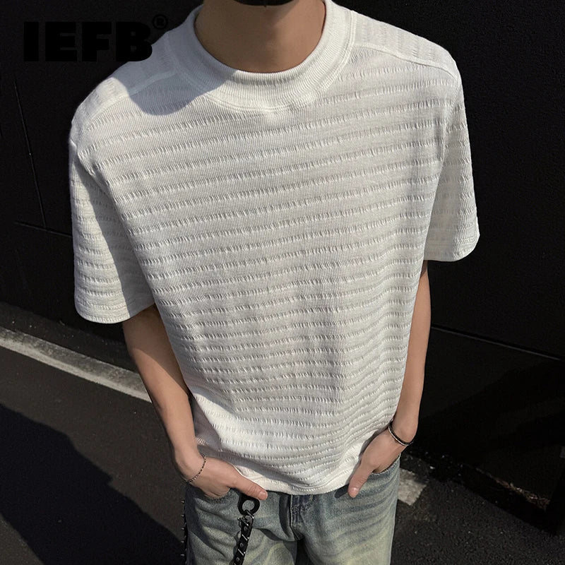 Textured Stripe T-Shirt