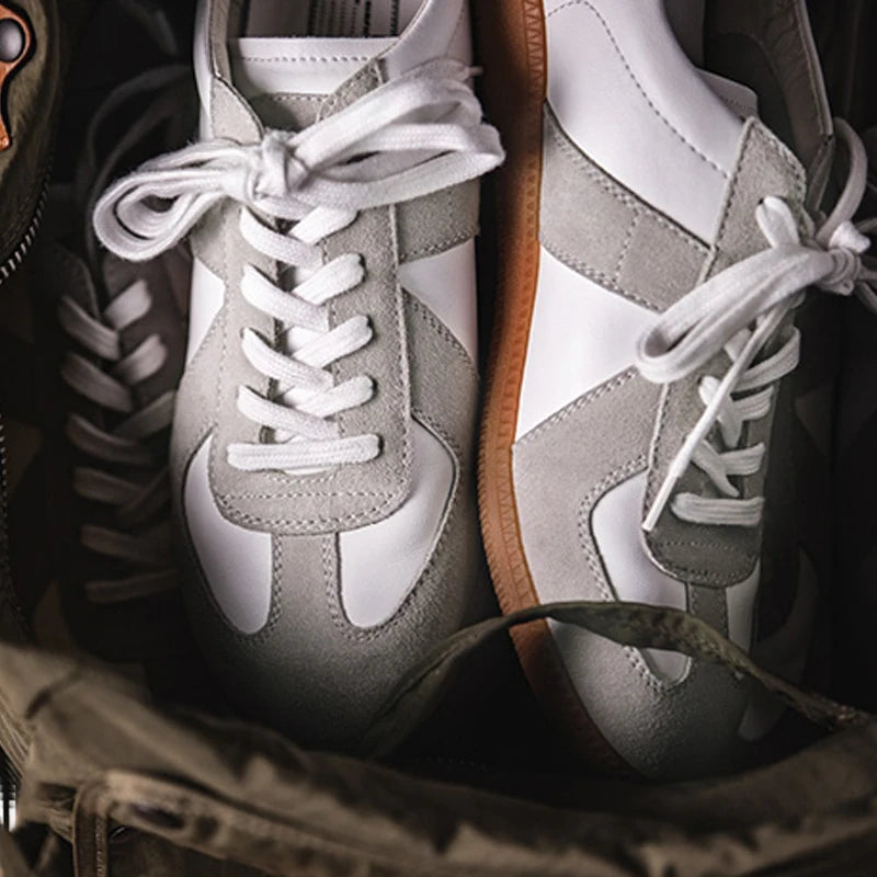 Vintage Style Military Sneakers