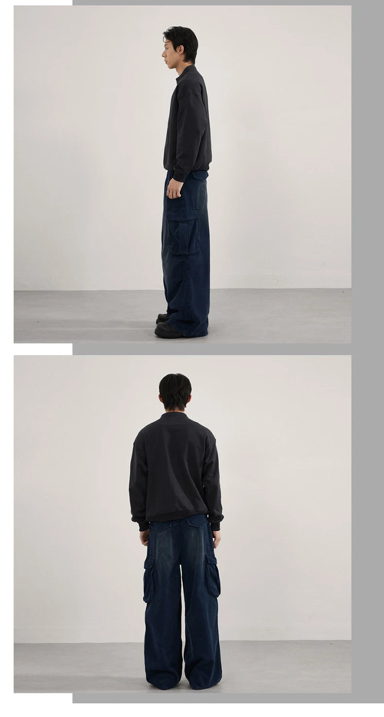 Vintage Wash Needlecord Cargo Pants for men - Streets of Seoul