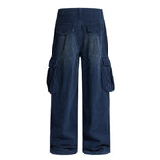 Vintage Wash Needlecord Cargo Pants for men - Streets of Seoul