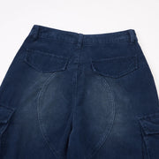 Vintage Wash Needlecord Cargo Pants for men - Streets of Seoul