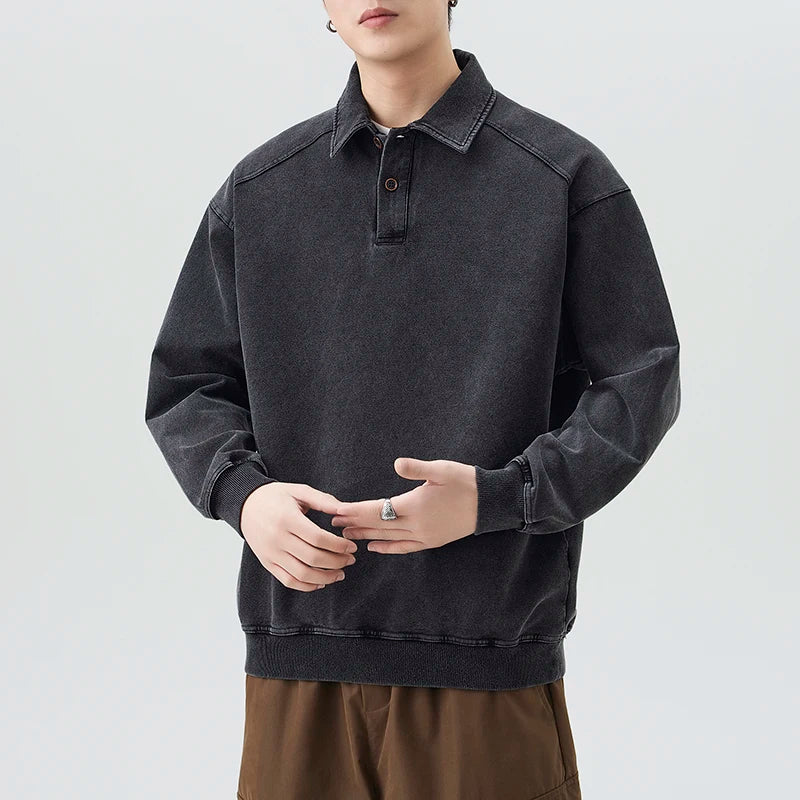 Vintage Wash Rugby Sweat