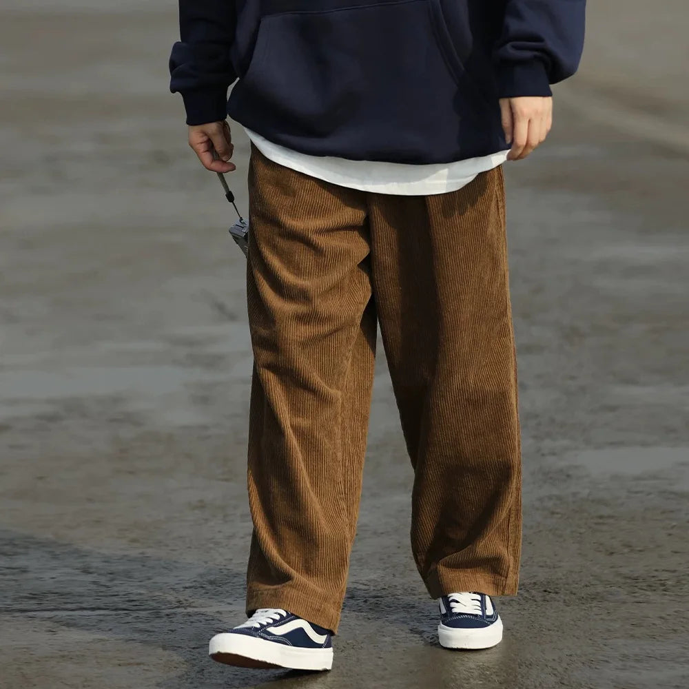 Wide Leg Corduroy Pants