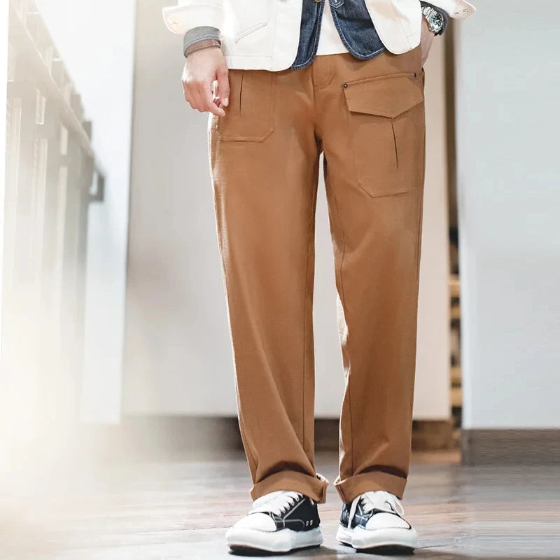 Labakihah Cargo Pants for Men Men's Fashion Casual Stitching Leg  Multi-Pocket Pants Pants Black M - Walmart.com