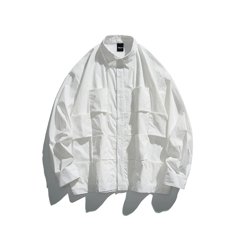 Woven Check Straight Hem Shirt for men - Streets of Seoul