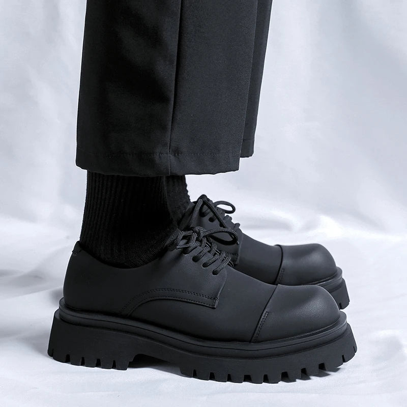 jking black derby shoes モード Y2K Y2K jking black fashion 厚底