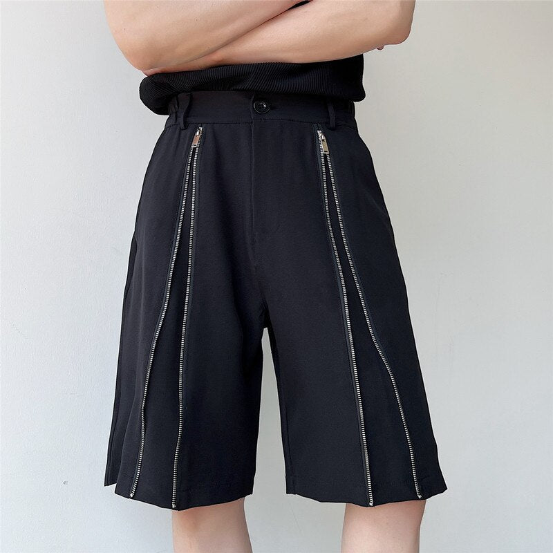 Zip Front Smart Shorts