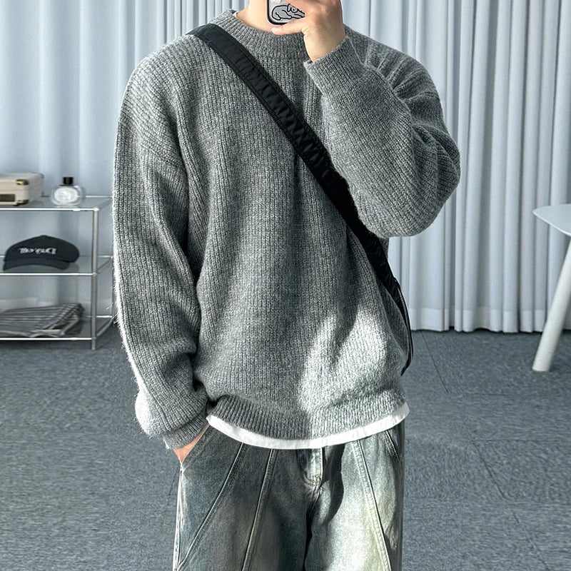 Boxy Rib Knit Sweater