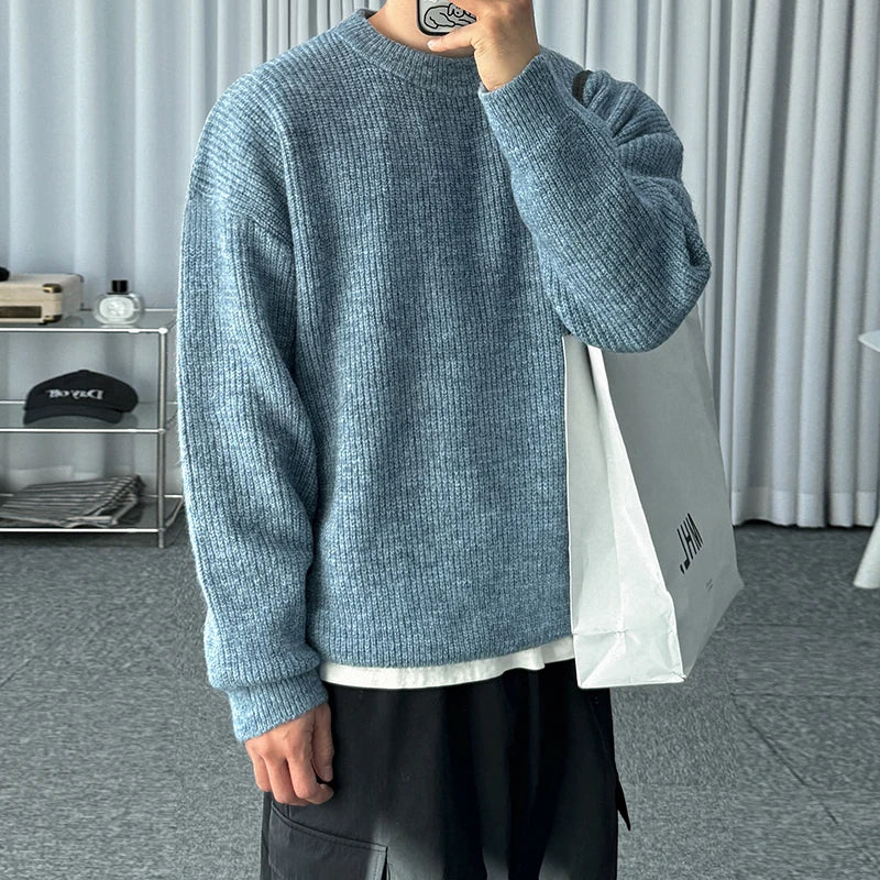 Boxy Rib Knit Sweater
