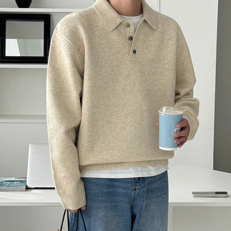 Button Collar Knit