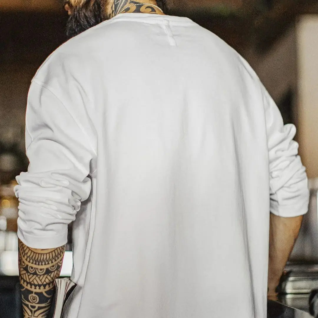 Heavyweight Cotton Long Sleeve T-Shirt